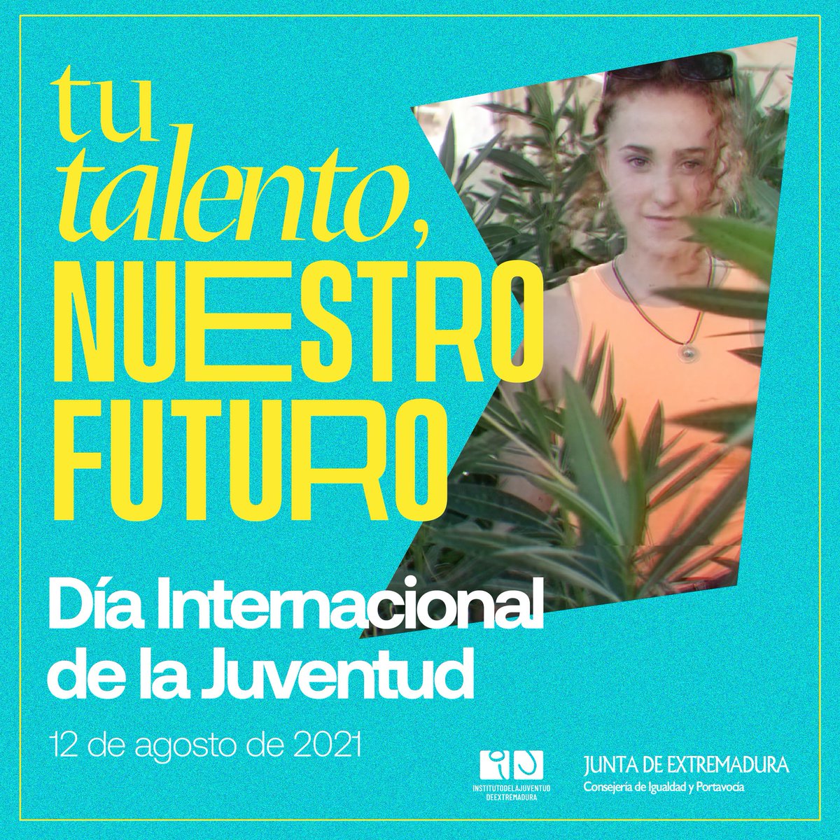 IJExtremadura's tweet photo. Celebramos el #DíaJuventud reconociendo el papel de las personas jóvenes para el futuro de Extremadura. 🟢⚪⚫🙋‍♀️🙋‍♂️
Queremos agradecerte tu implicación y compromiso con este video.
Con el trabajo de la juventud nuestra región avanza.
#tutalentonuestrofuturo
https://t.co/cDxFgSsDqh https://t.co/E4fqqRHU3V