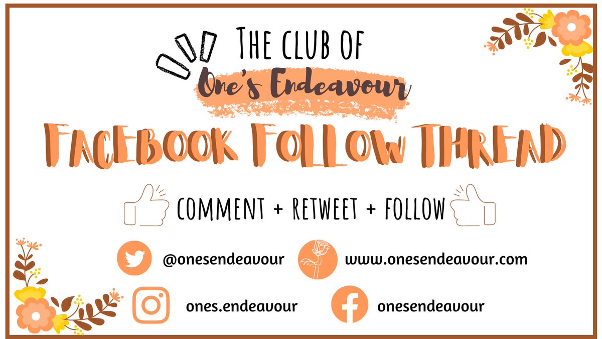 📌𝑭𝑨𝑪𝑬𝑩𝑶𝑶𝑲 𝑺𝑯𝑨𝑹𝑰𝑵𝑮 𝑻𝑯𝑹𝑬𝑨𝑫📌 

⭐️ Share your account's link
⭐️ Follow for more sharing
⭐️ Spread the love by RT&amp;like this post

I'll be returning all comments 
<a href="/BloggersHut/">Bloggers Hut ✨</a> #BloggersHutRT <a href="/BBlogRT/">BBlog RT</a> @cosyblogclub #theclqrt #TRJForBloggers #bloggerstribe