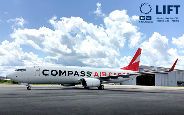 FreighterT's tweet photo. GA Telesis Announces The Delivery Of Second B737-800SF Freighter Conversion To Compass Cargo Airlines

https://t.co/OmUpdl95jx

@GATELESIS #ConvertedFreighter #P2F #freighterconversions @Boeing #B737_800SF #Aviation #CompassCargoAirlines https://t.co/wEGjiSJJry