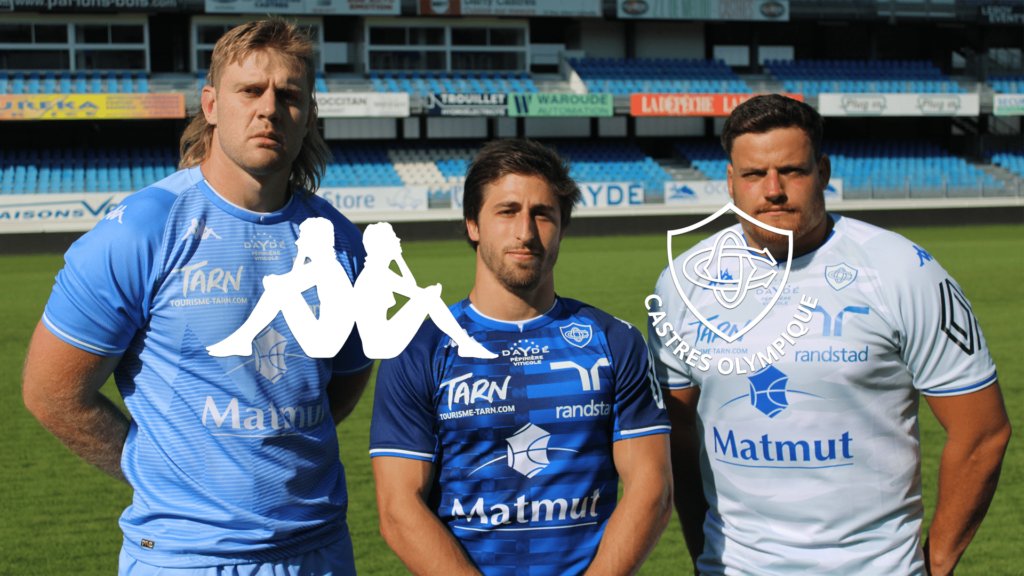 👕 Nos nouveaux maillots sont disponibles à partir de 14h dans nos boutiques Zone de Chartreuse et Centre-ville ainsi que sur notre boutique en ligne.

Boutique en Ligne 👉 castres-olympique.com/boutique-en-li…
Pour (re)découvrir nos nouveaux maillots 👉 youtu.be/uMXMh8G_Gpk

#TousEnsemble