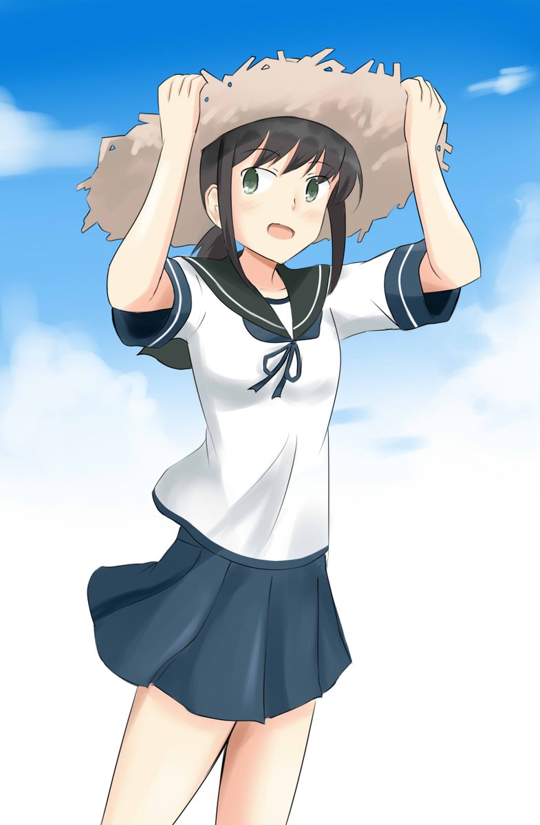 艦これ「麦藁吹雪
#艦これ 」|泉水すばる 神戸かわさき、c102予定のイラスト