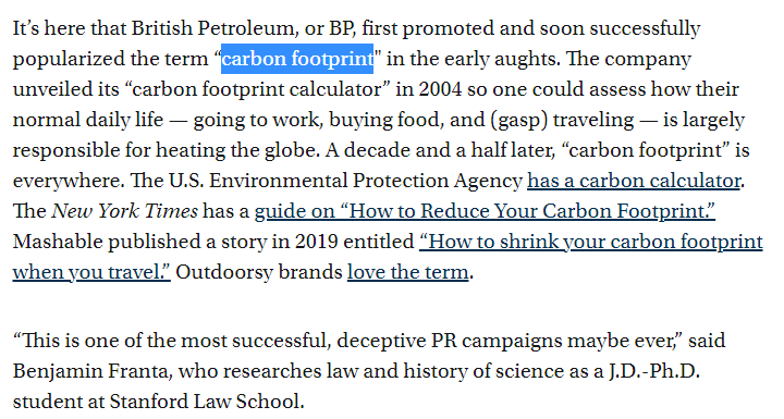 Fun fact: the individual responsibility narrative was quite literally the oil industry's doing.