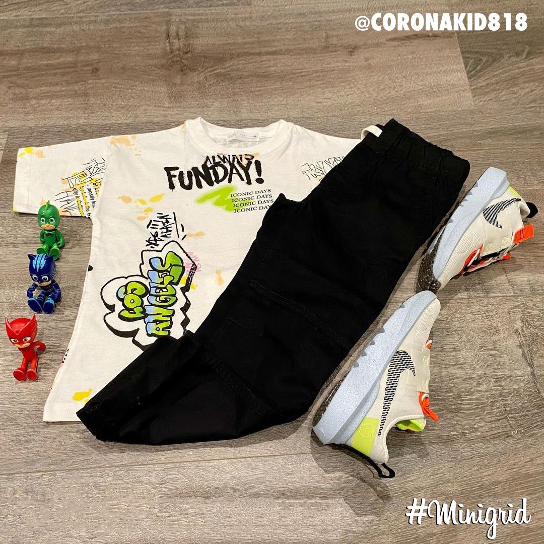 minigrid's tweet photo. Today's top #minigrid is by @coronakid818.
▫️ #ZaraKids #Tee
▫️ #CottonKidsUSA #Pants
▫️ #Nike #CraterImpact #Kids https://t.co/jd4OlfKygj