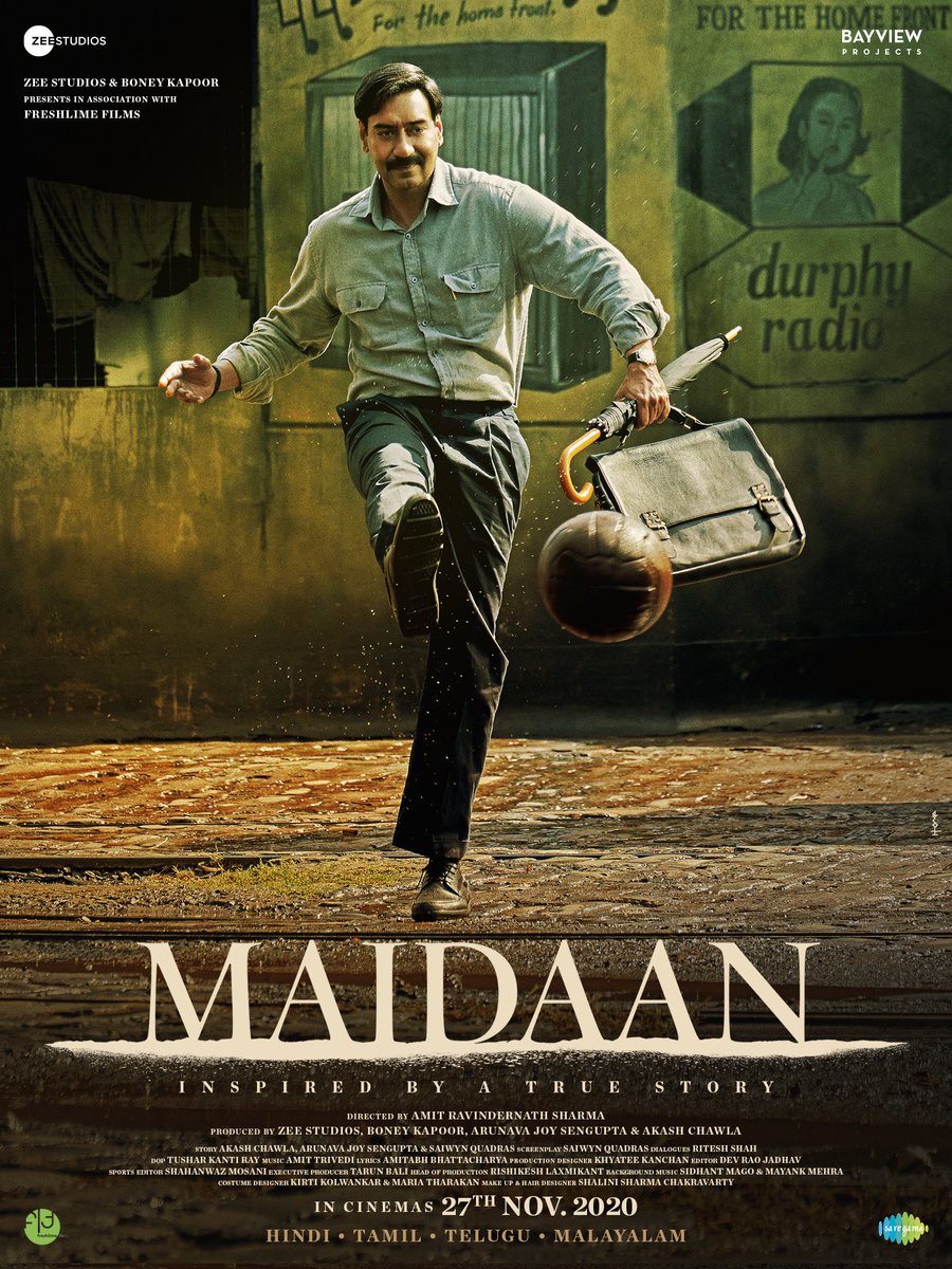 Exclusive : The Budget of #Maidaan (2021) Movie is Approx. 80-95 Corer including Star Cast Salary, Location Setup, Advertisement, and Promotion
#AjayDevgn , #Priyamani, #GajrajRao & #RudranilGhosh
@AjayDevgnMania @ajaydevgn @ItsKiranMakwana @ajaydevgnGang