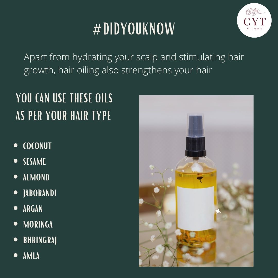 ThingsChoose's tweet image. #DidYouknow

Apart from hydrating your scalp and stimulating hair growth, hair oiling also strengthens your hair.

#hairoil  #hairgrowth #education #instagram #haircare #hair #beauty #skincare #hairgoals #hairstyle #hairstyles #naturalhair #healthyhair #haircolor #hairstylist
