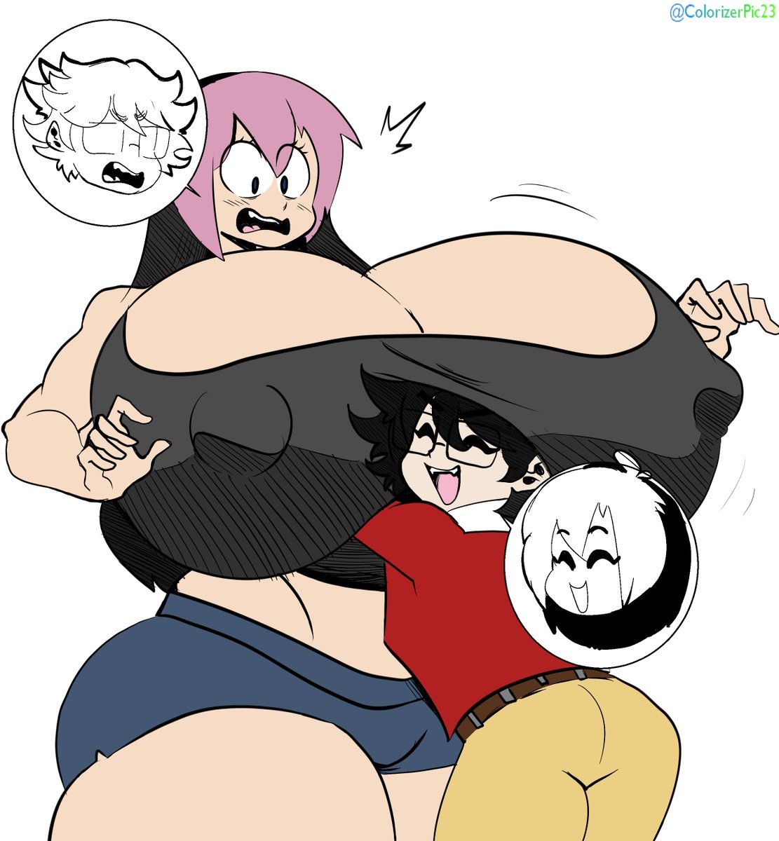 🎨ColorizerPictures🔞 on X: I just painted this drawing by @ONATaRTh in  which is a body swap between @OppaiMisty and @LUwUma1 Enjoy P:S: Since I  couldnt find the boys color palette, I improvised.