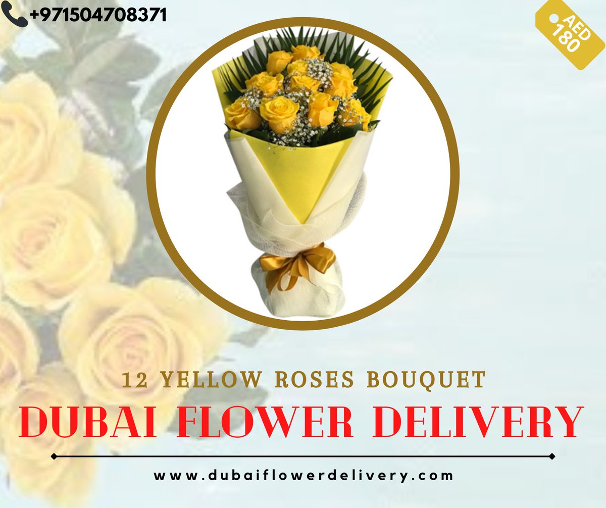 DubaiFlowerDelivery on Twitter "Yellow roses symbolize friendship
