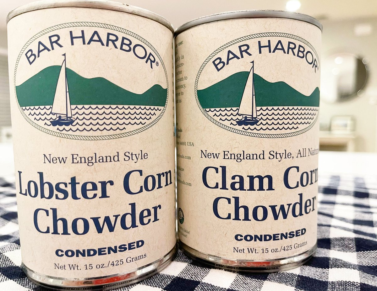 barharborfoods's tweet photo. What will it be? Lobster or Clams?
#barharborfoods #lobstercornchowder #clamcornchowder #seafoodlovers https://t.co/p7lNDmqRqo