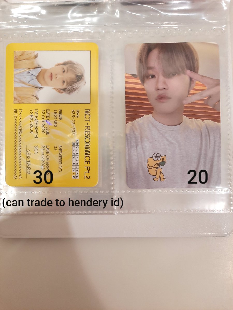 taetae_luvz's tweet photo. WTS NCT127 NCTDREAM WAYV PC

JUNGWOO IRREGULAR -RM40
TEN/SHOTARO ID -RM30
CHENLE CAFE -RM20

*Prices INCLUDE POSTAGE
*Only accept SHOPEEPAY&amp;TNG

#pasarNCT #pasarNCTmy #pasarwayv https://t.co/EdIFfJZRae