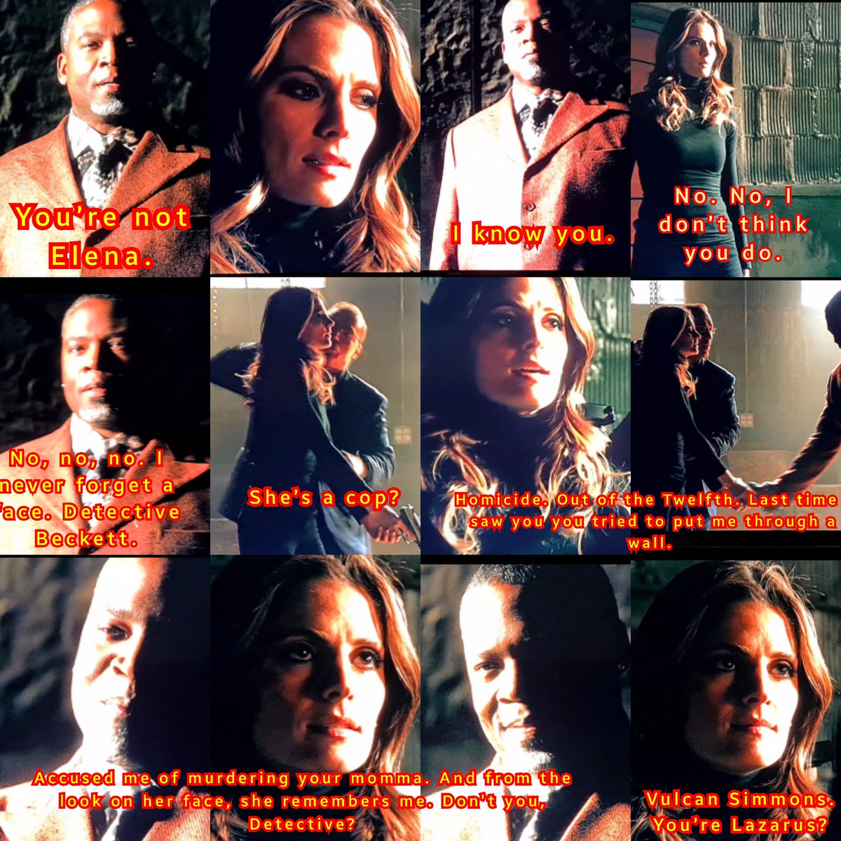 No #Castle aired on 08/12/xx-but a Memory-6x17- IN THE BELLY OF THE BEAST (III/III) 

KB: Because when I stopped the assassination last year, I saved him. And he told me that he owed me. And now we're even. So the next time that we see each other...
C: Come to bed. https://t.co/VCthgkDU5e