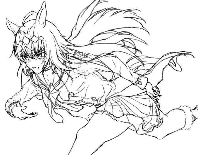 なんか気になるのでラフ書き直しました 