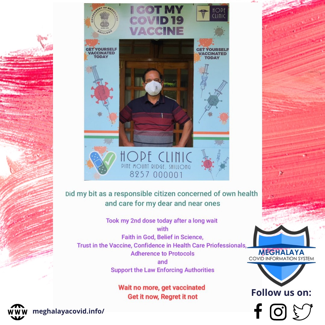 A very encouraging message from one of the beneficiaries who got today's second shot of the covid-19 vaccine. As responsible citizens getting the vaccine ensures that we are protecting ourselves as individuals from the virus and ensuring the safety of our near and dear ones.