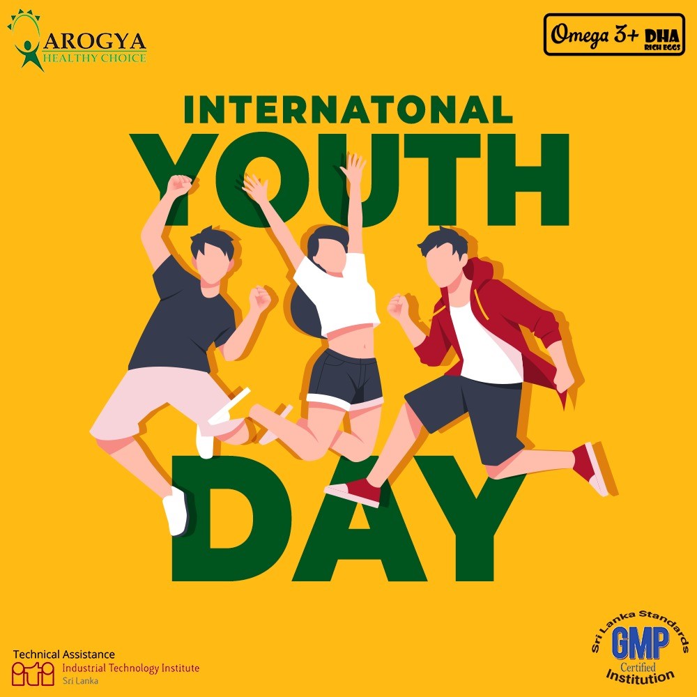 Arogyafarm's tweet photo. The future of a nation depends upon the youth of the country. Best wishes on International Youth Day to the young brains and minds of our nation.

#InternationalYouthDay2021 #arogyafarm #SriLanka https://t.co/Bifuu9bdew