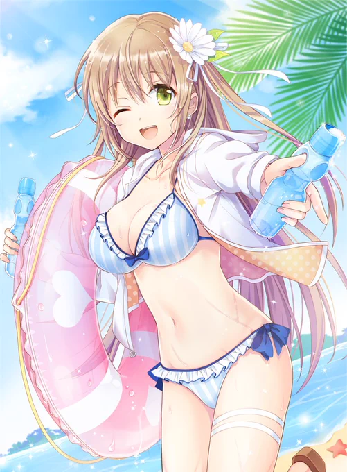 #青を見て体感温度をさげる 