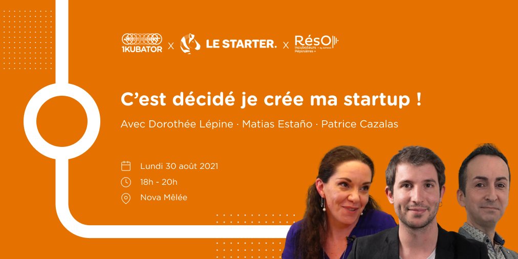 1Kubator's tweet photo. #EVENT 📆 | C'est décidé, je crée ma startup ! 🚀
🧠 Une idée de projet ? Découvrez les offres d'accompagnements et de financements de l'écosystème toulousain avec @1kubator, @Le_Starter, #resoip
Inscription 👉 https://t.co/aHHpbEHi6C https://t.co/Ewu0uOe7OL
