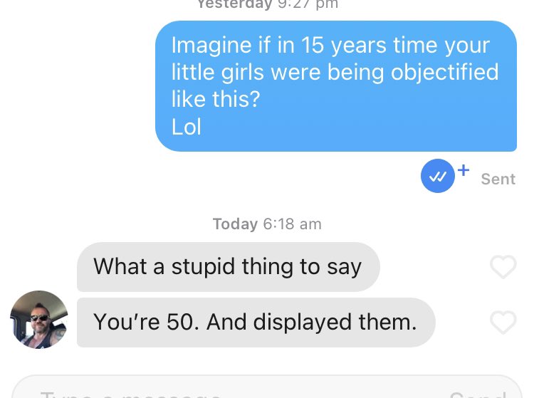 busty_bella's tweet photo. And you’re a grown arse man who couldn’t get past some cleavage! 🤦🏻‍♀️ #totallymissedthepoint #stopobjectifyingwomen #beabetterman #douchecanoe https://t.co/ymNyZRxps9