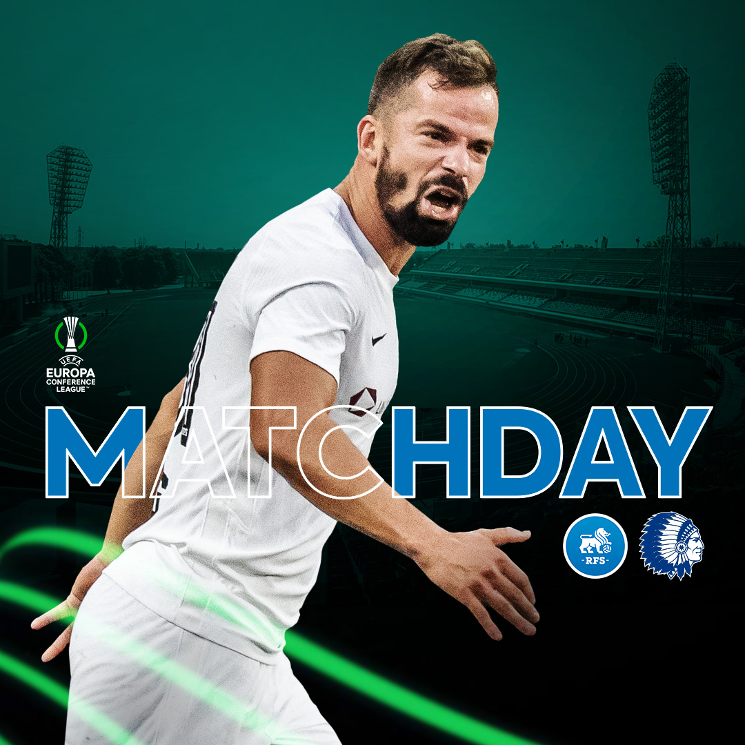 RFSDaily's tweet photo. Šī diena ir klāt! 💙 Jau šovakar plkst. 20.00 Daugavas stadionā mūs sagaida UEFA Eiropas Konferences līgas atbildes spēle ar Beļģijas 🇧🇪 @KAAGent! Tiekamies stadionā! 

Biļetes ir pieejamas tikai internetā 👉 https://t.co/CQ0Gx2MwQ1 https://t.co/xBgYyFwHvR