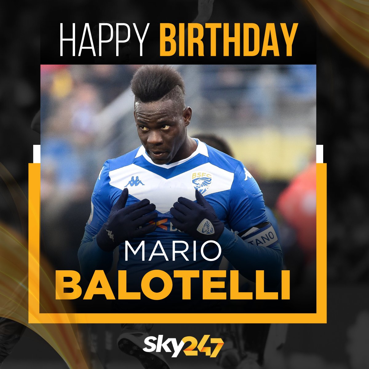 Wishing Mario Balotelli a very happy birthday.    