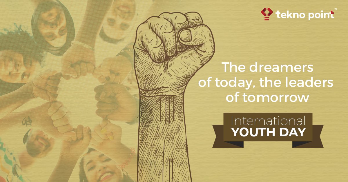 Celebrating the problem solvers, the change makers and the future of the world on International Youth Day!

#TeknoPoint #Youth #YouthDay #InternationalYouthDay #HappyYouthDay #YouthDay2021
