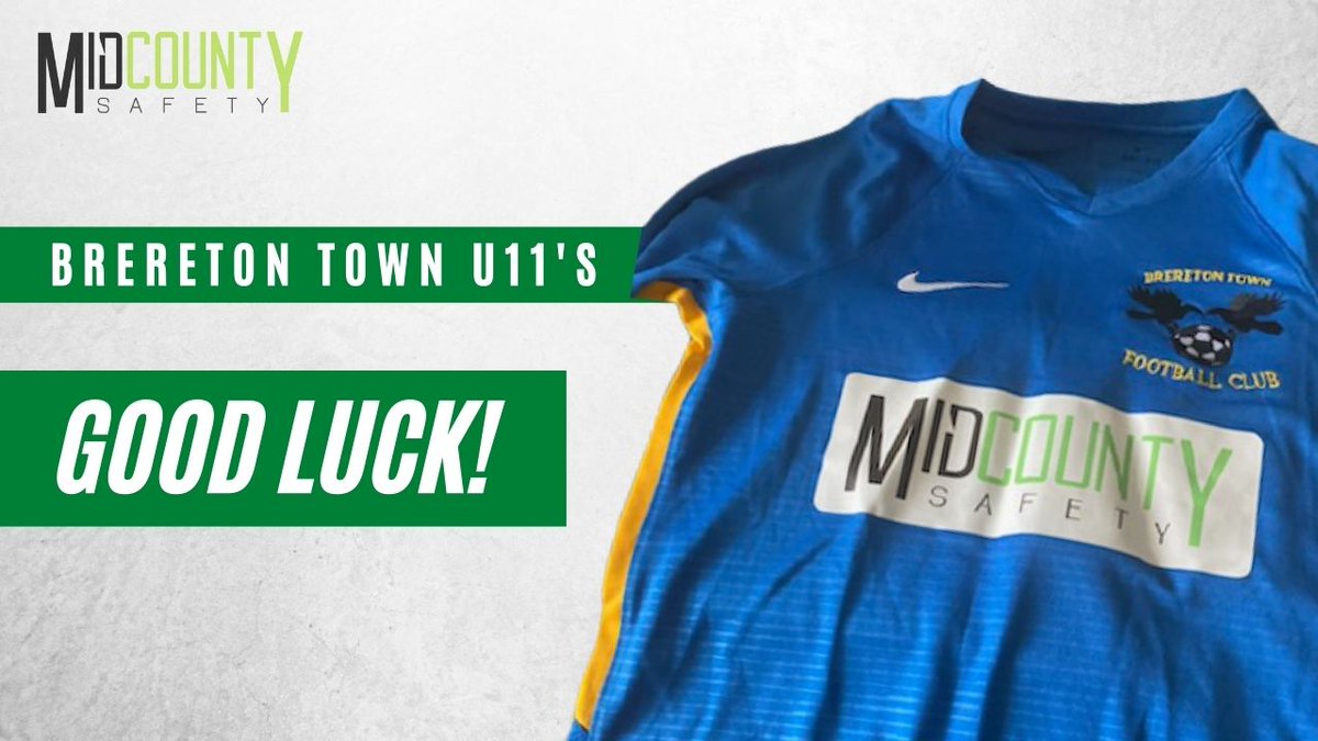 Best of luck to Brereton Town u11's in the friendly this evening!

Looking forward to cheering you on 👏 

#breretontownfc #breretonu11s
midcountysafety.co.uk