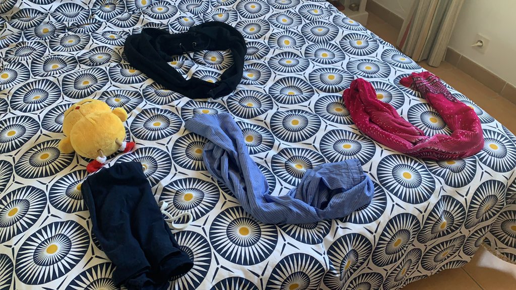sofescobedo's tweet photo. So this is what my bby does when I leave my pjs all over the room https://t.co/JuzA5osGEb