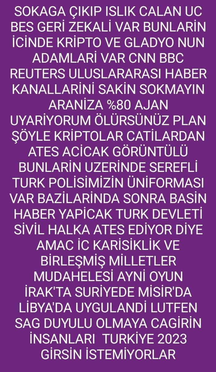 Duyarlı olalım oyunlara gelmeyelim