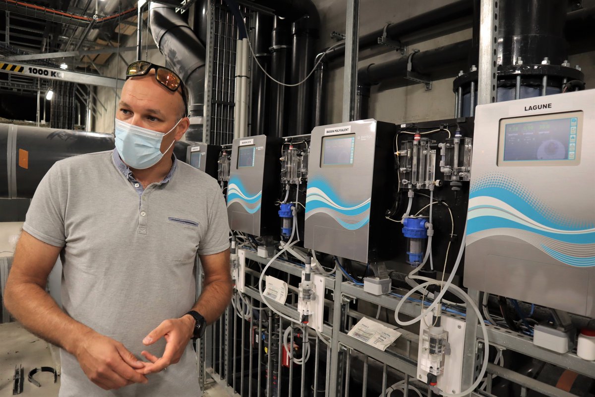 Pour <a href="/Lebienpublic/">Le Bien Public</a>, j'ai plongé dans les entrailles de la piscine du Carrousel à Dijon. Un monde connecté où machines, cuves, pompes et tuyaux divers travaillent dans un ronronnement continu 🏊
bienpublic.com/culture-loisir…