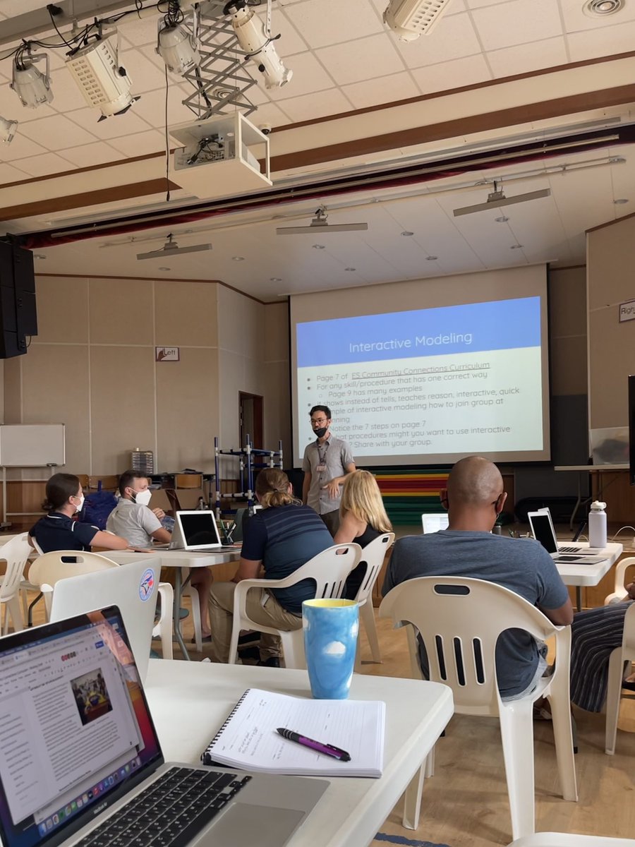 JkintanJohn's tweet photo. “Community Connections” and @responsiveclass; an approach to structured recess. @MrToddMusic presenting the Phase approach, energizers and interactive modeling. #kisj. https://t.co/hoMx4s45Kg