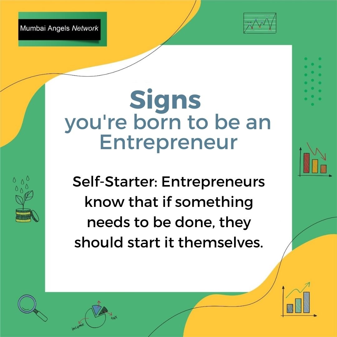 MumbaiAngels's tweet photo. A self-starter is someone who is motivated to start on their own. An entrepreneur has to be self-motivated and needs to be comfortable with taking initiative because in the end, an entrepreneur is responsible to complete all the tasks.

#entrepreneur #motivation https://t.co/8NA8o7vaCw