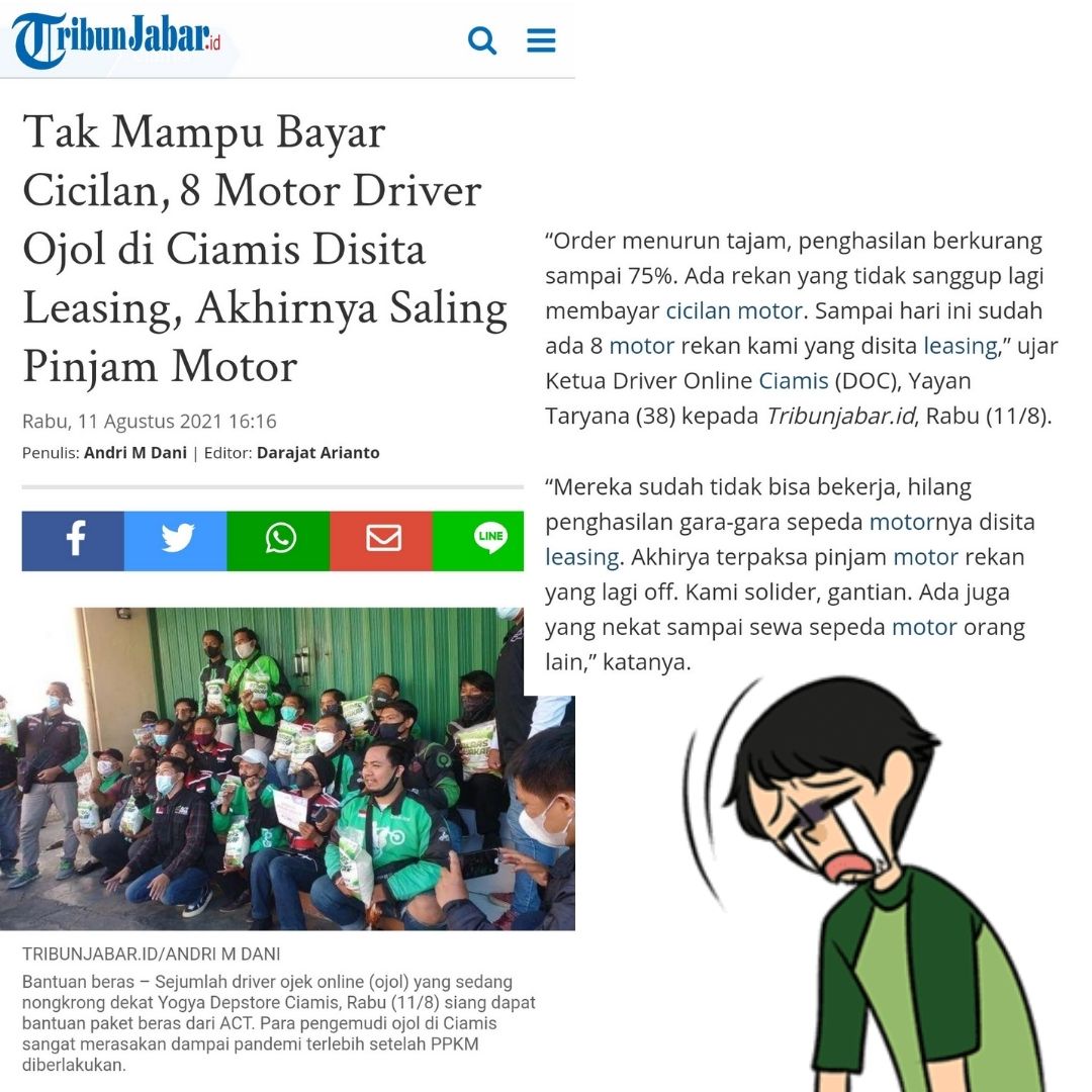 lambe_ojol's tweet photo. Ya Allah 😭😭

Semoga rezekinya dilancarkan bg ojol semua 🙏🏼 https://t.co/TfVmaXllGo