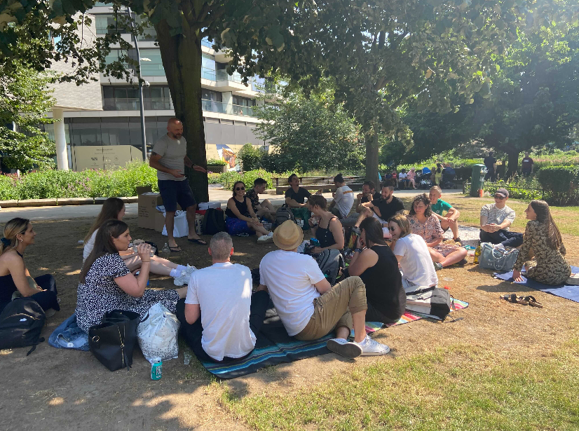 NewsUKTech's tweet photo. Every month, the #design discipline connect for a ‘Design Jam’. Over the past year, these sessions have been an important opportunity for our team of #UX, #Visual and #ServiceDesigners to connect regularly, share #knowledge and be #inspired. https://t.co/ogZ6ig7fiu