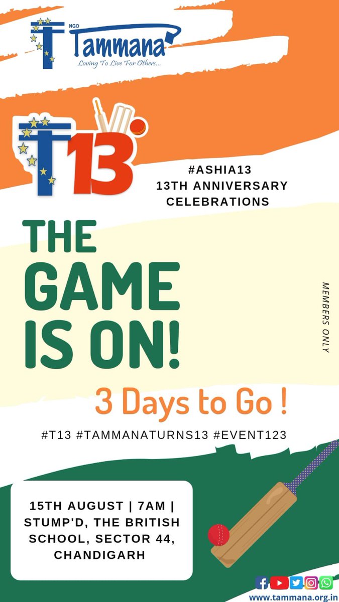 NgoTammana's tweet photo. ππ
#T13 #ASHIA13 #TPL #event123
#tammanaturns13 #ASHIA2021 #NGOTammana #TeamTammana #ChalTammana https://t.co/L6traAvEz6