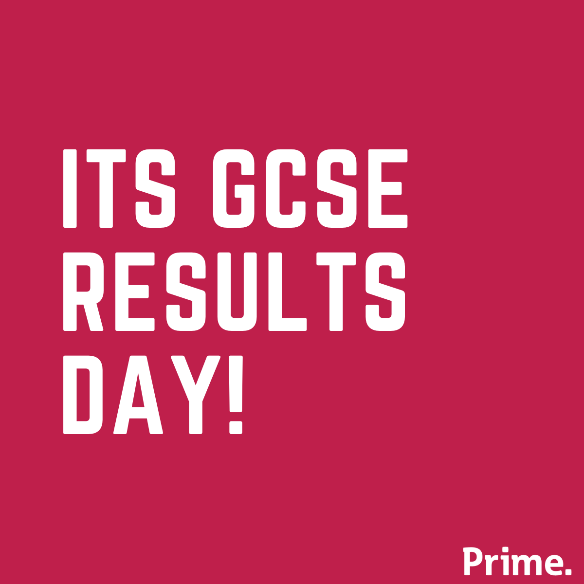 Congratulations and good luck to everyone collecting their GCSE results today. We wish you all the very best! 🎉