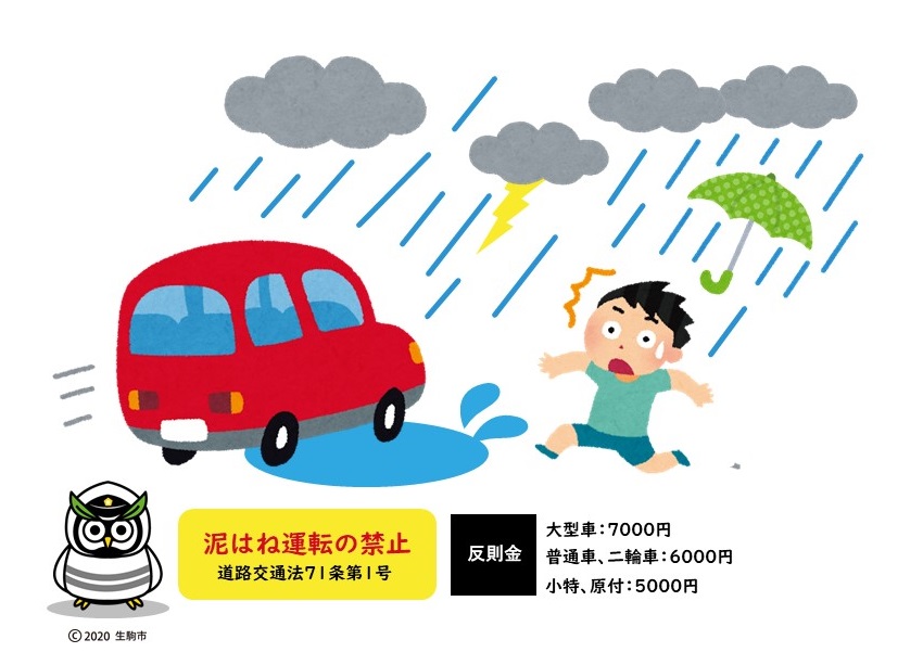 雨の日の運転 雨の日の運転