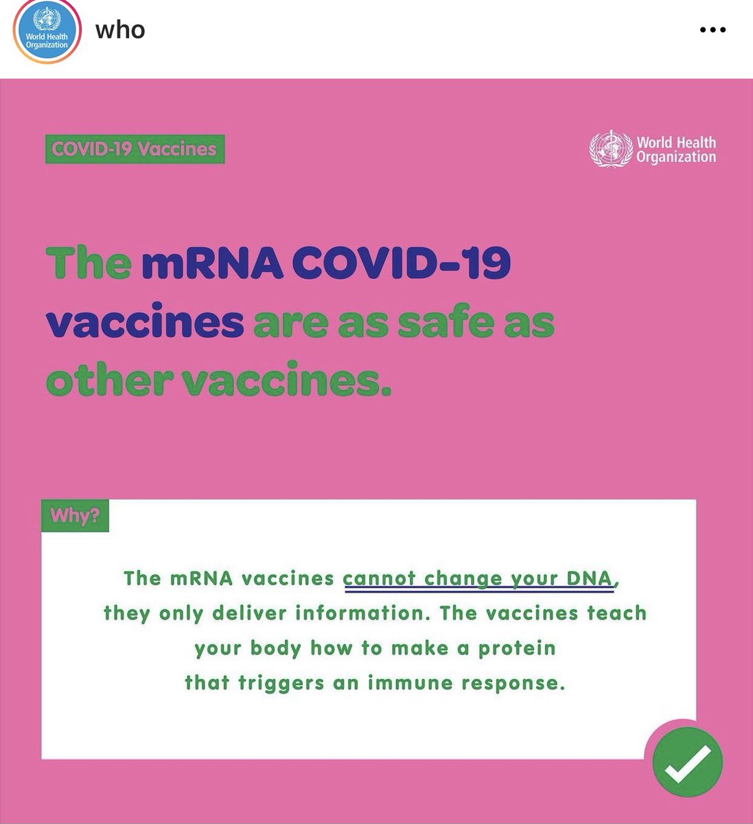 Talaalka COVID19 kama duwana talaalada kale caadiga ah oo waxba kama badalayo hida sidahaaga , kaliya talaalka wuxuu jirkaaga barayaa viruska si aad difaac iyo gigsiimo uga yeelato. <a href="/MoH_Somalia/">Ministry of Health- Somalia</a> <a href="/AbikarDr/">Dr Fawziya Abikar</a> <a href="/SomaliPM/">OPM Somalia 🇸🇴</a> <a href="/TheVillaSomalia/">Villa Somalia</a>