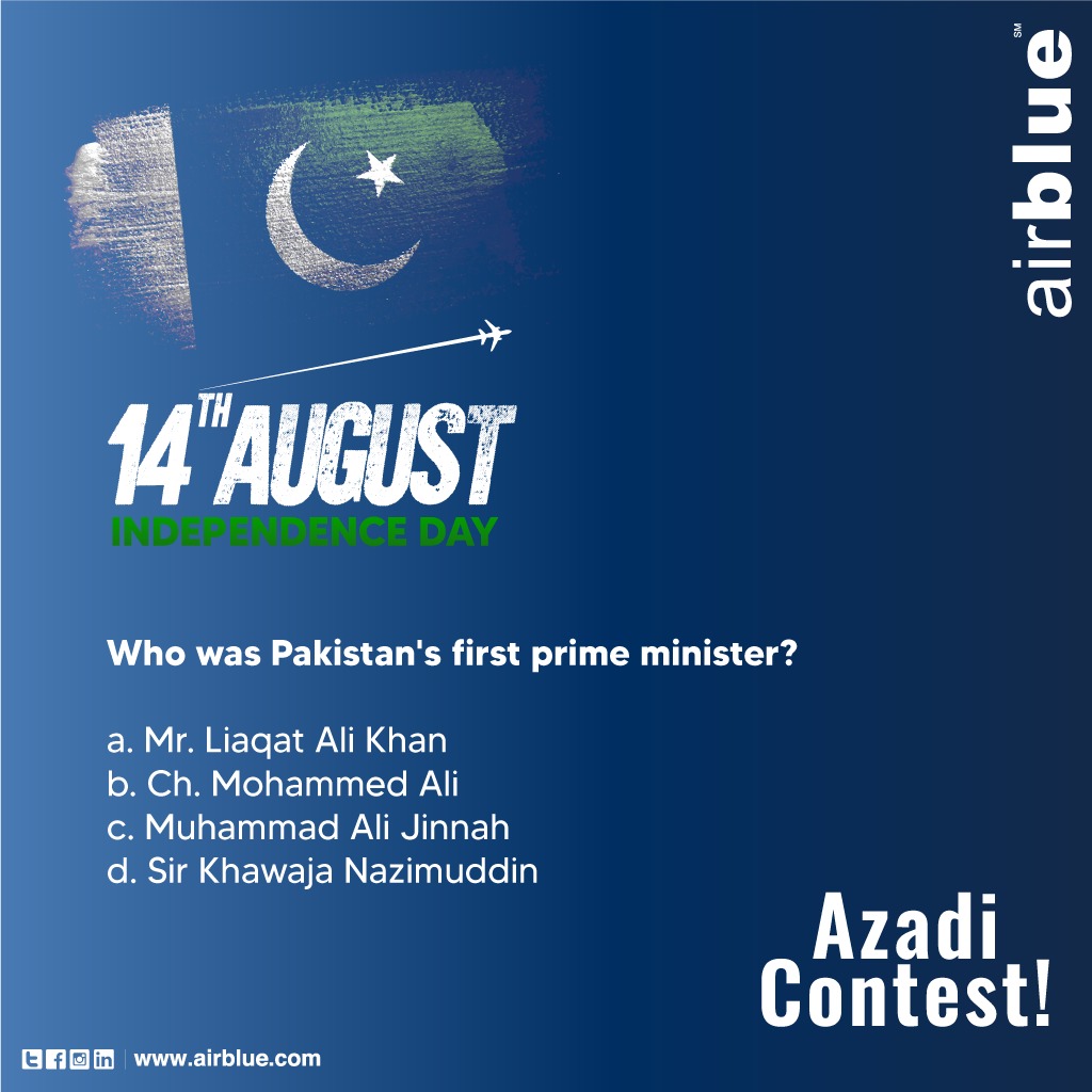 Airblue on Twitter "Celebrating Independence Month with our 