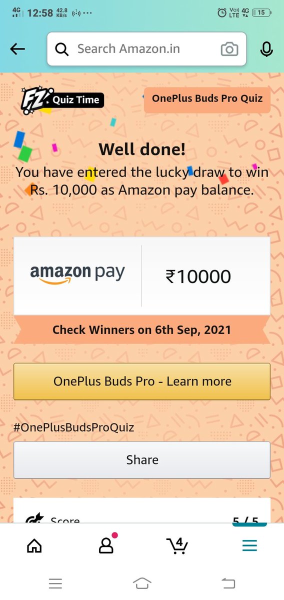 the_inssa's tweet photo. thanks for quiz @amazonIN 

#OnePlusBudsProQuiz https://t.co/3uUG9JoY70