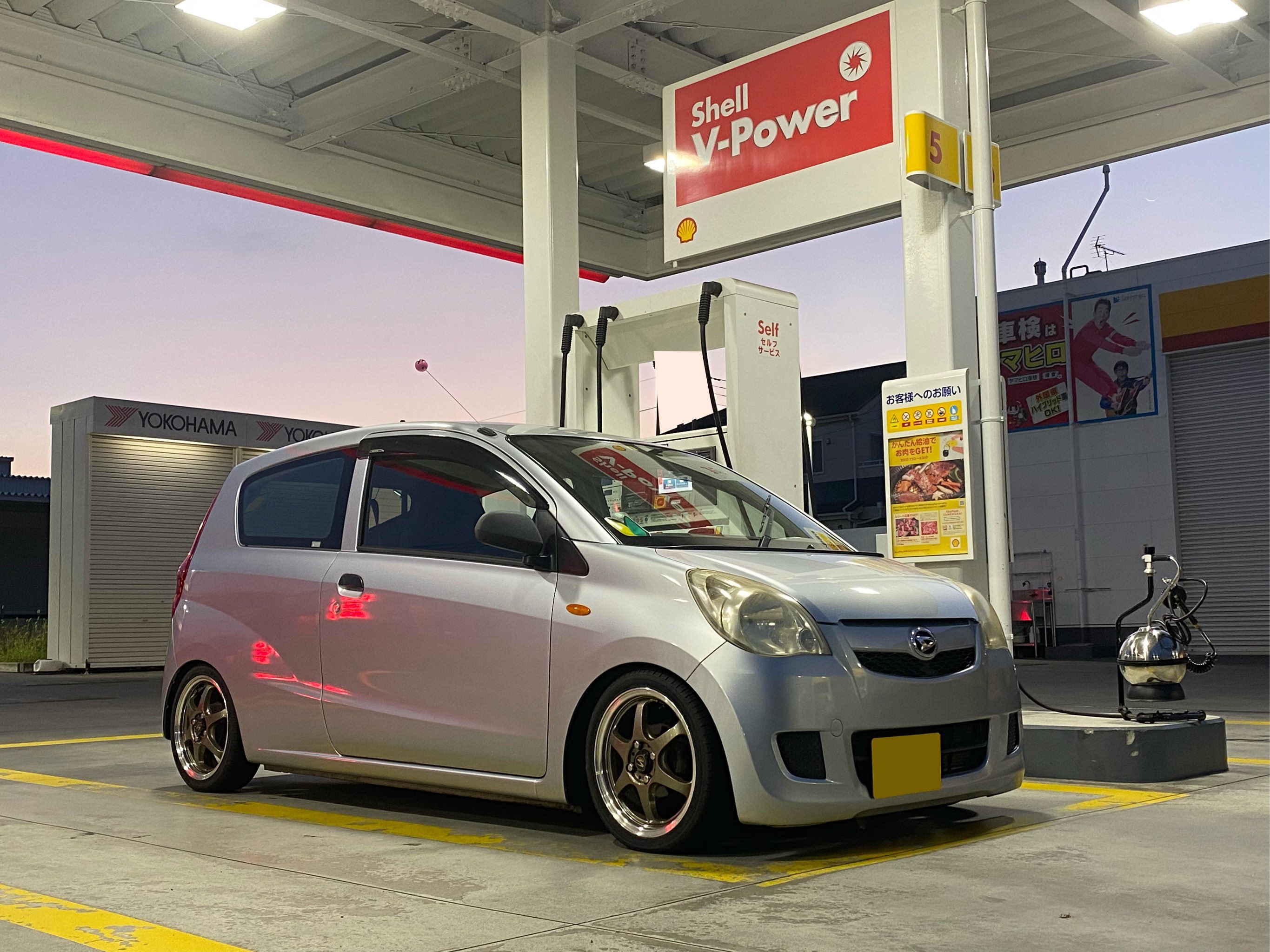 Rb Ryota L275v New Wheel S Hold Stolz 5j 45 165 45r15 某車アプリでこのホイールを履かせている275を見て一目惚れ 念願のホイールでだいぶ理想的になりました インチアップしたけど5jになってフロントはいい感じになったけどリアは結構引っ込んで