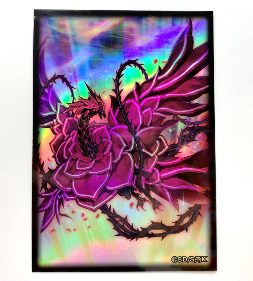 大勧め 遊戯王 ブラックローズドラゴン スリーブ - スリーブ