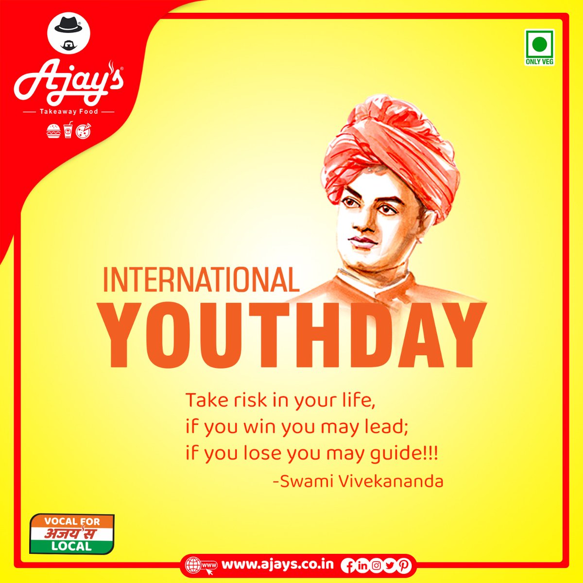 ajaysgoodfood's tweet photo. The youth is the hope of our future. Keep Inspiring, keep building responsible citizens. 👍
Happy International Youth Day..!
#YouthDay #YouthDay2021 #InternationalYouthDay #HappyYouthDay #Youth #Generation #Education #Hope #Ajays #AjaysGoodFood #FoodThatIsGood #GoodFoodForAll https://t.co/kc5achD09K
