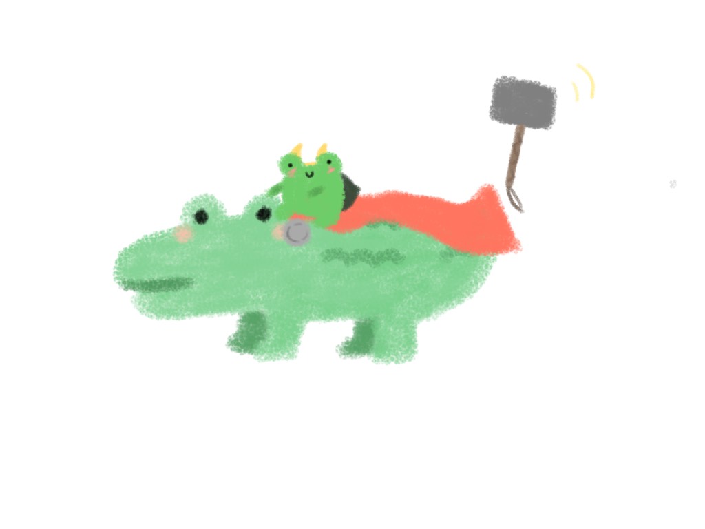 crocodile thor and frog loki for u bff https://t.co/jlLxYQqXcL