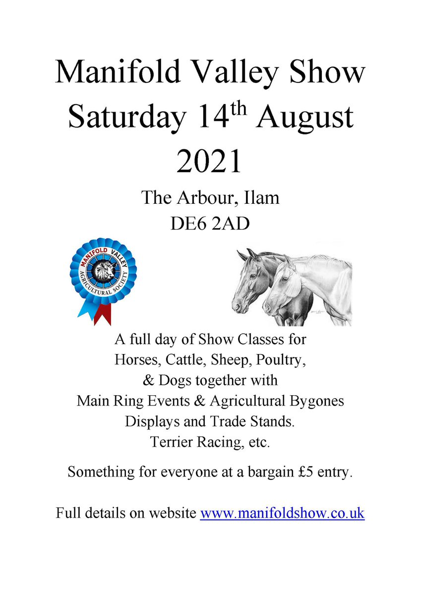 💚It's the #ManifoldValleyShow this Saturday!!!
<a href="/ChurnetValley/">Churnet Valley</a> <a href="/EnjoyStaffs/">Visit Staffordshire</a> <a href="/Visit_N_Staffs/">Visit North Staffordshire</a> <a href="/MoorlandWalks/">Walk the Moorlands</a> <a href="/moorlandsradio/">Moorlands Radio</a> <a href="/vpdd/">Visit Peak District & Derbyshire</a> <a href="/Totallocalleek/">Totally Locally Leek</a> <a href="/teamchead1e/">TeamCheadle (Staffs)</a> @ChurnetSound <a href="/letsgopeaks/">letsgopeakdistrict</a> <a href="/peakdistrict/">Peak District National Park</a> @PeakDistrictNT <a href="/SouthWestPeak/">South West Peak</a> <a href="/StaffsLibraries/">Staffordshire Libraries</a> <a href="/staffs_live/">Staffordshire Live</a>