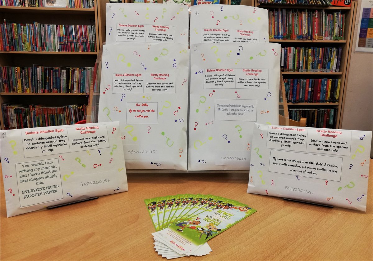 Discovermore's tweet photo. It’s a mystery… Discover new books and authors from the opening sentence only!
For 8-12 years, only at Sketty Library
#LlyfrgellSgeti #SkettyLibrary #HafLlyfrgelloeddAbertawe
#SwanseaLibrariesSummer #SummerReadingChallenge #ArwyrYBydGwyllt #WildWorldHeroes https://t.co/ai4kuEA4nZ