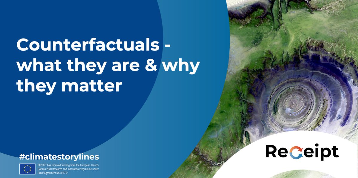 🛸 Ever heard of parallel universes? We use counterfactuals /'parallel universes' to look at climate disasters & explore how they could have turned out differently. 🔥💧🌪️These counterfactuals can help us prepare for future unforeseen events! Here’s how👉 climatestorylines.eu/news-event/cou…