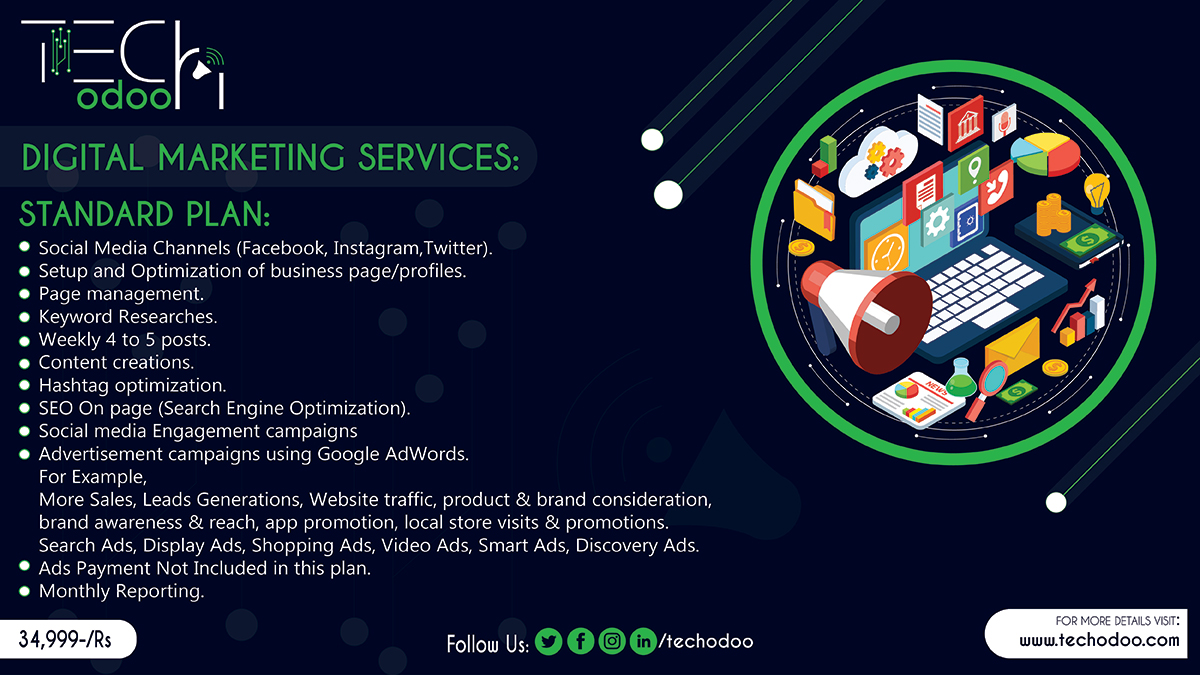 TechOdoo's tweet image. TECHODOO DIGITAL MARKETING OFFERS.

#digitalmarketing #standardplan #marketingdigital  #seoadvertising #onlinemarketing #entrepreneur #digital #contentmarketing #digitalmarketingagency #FollowFriday #DigitalMarketing #IndependenceDay #technology #designthinking #digital