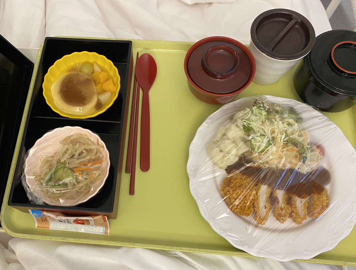 ট ইট র ユラディス ベリア 11m 帝王切開翌日はおかゆかと思ったら普通食 トンカツ だた お祝い膳はま色々入ってだから多かったなぁ 唐揚げ美味しかったなぁ D ﾊｧ おやつは蒸しパンとか菓子パン的なのだったね W ｳﾑ 産婦人科ご飯の写真撮っ