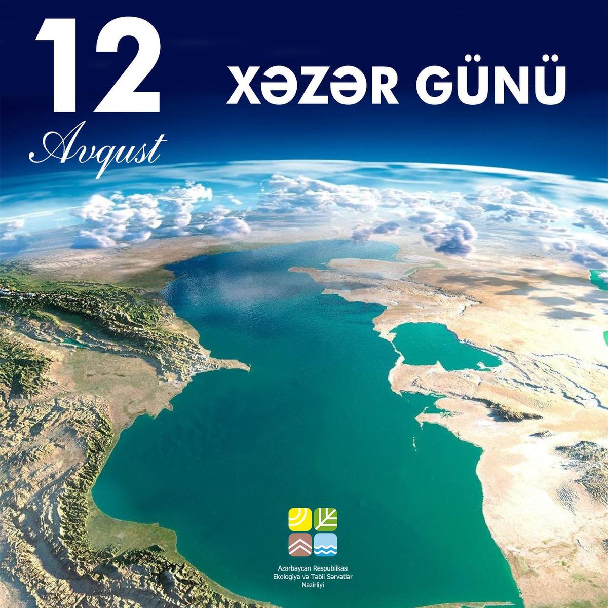 August 12 - Caspian Sea Environment Day. #CaspianSea #EnvironmentDay #SaveSea