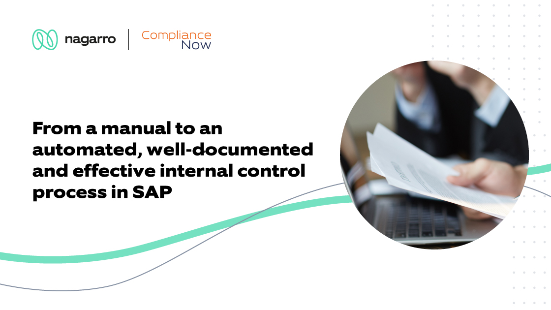 From a manual to an automated, well-documented and effective internal control process in SAP