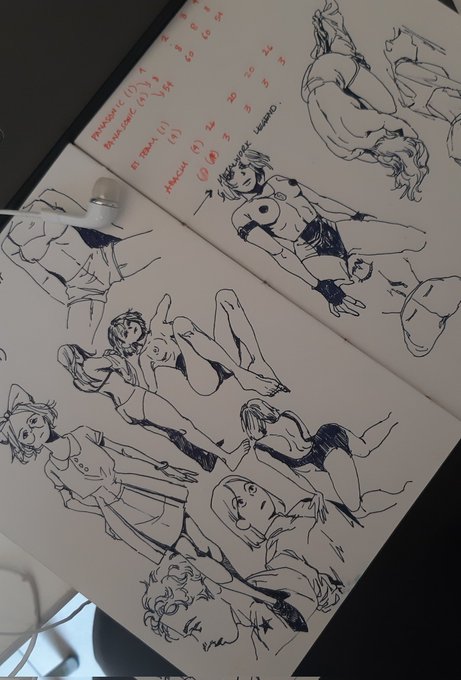 When work gets in the way between me and my table, somehow paper and pen still find me 