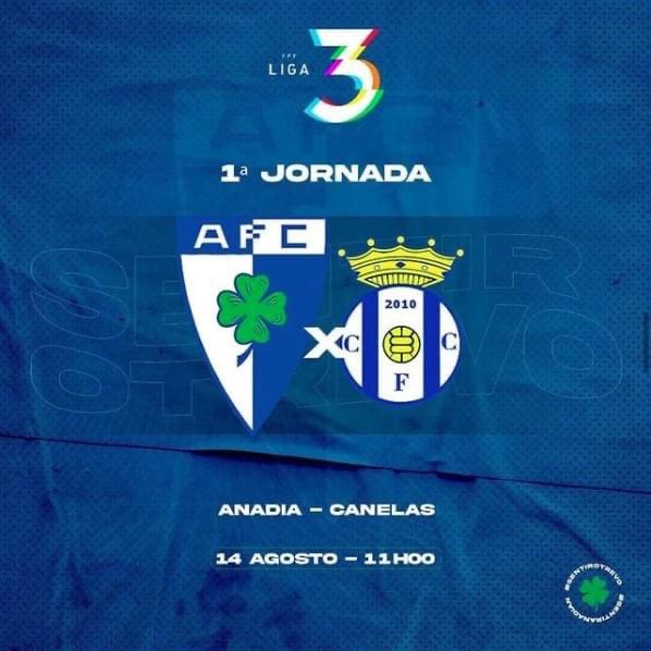 1ª jornada
Anadia FC - Canelas 
14 de agosto 
11h00
Qual é o teu palpite ? 
#sentirotrevo